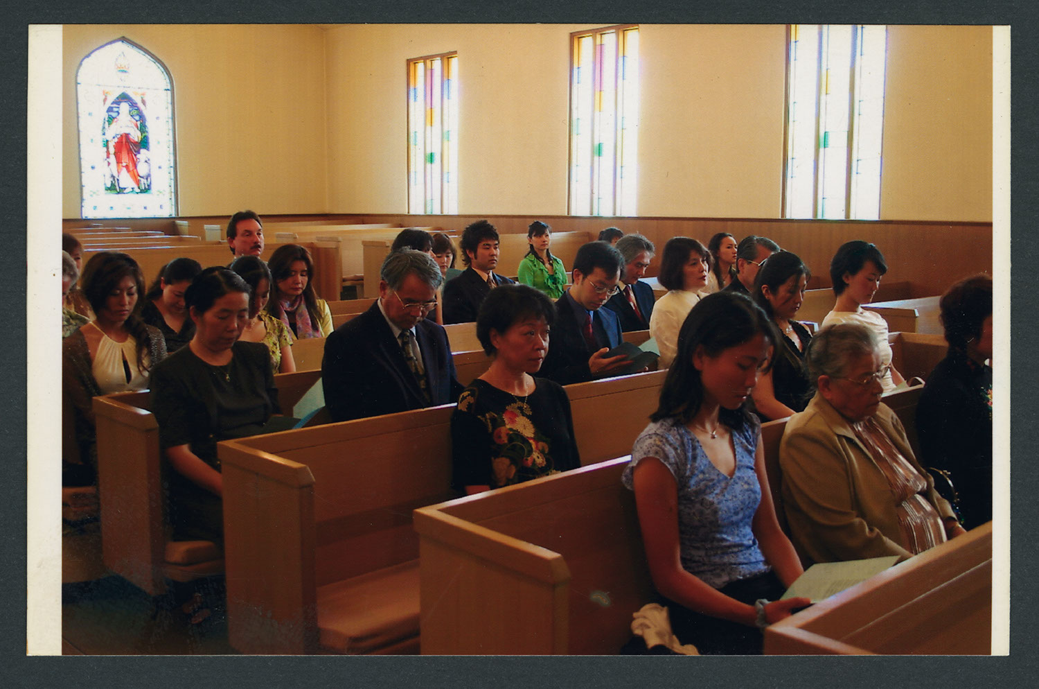 The congregation at worship