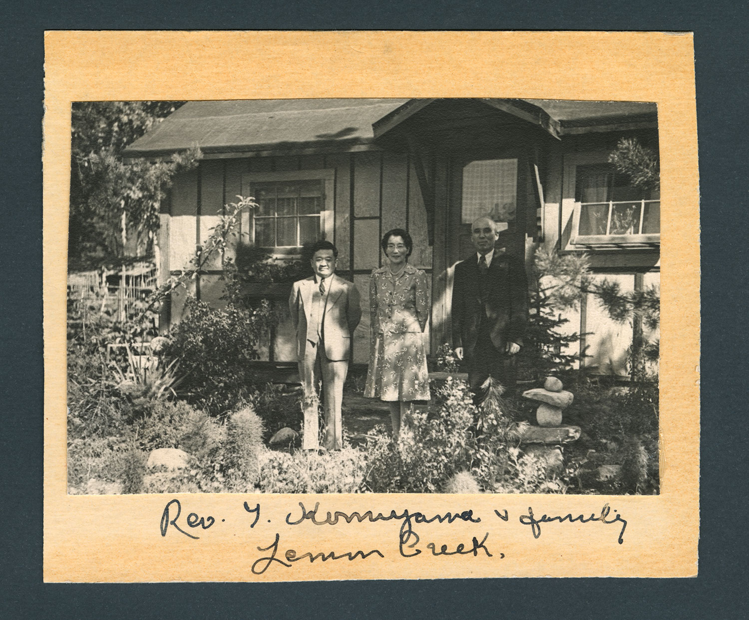 Rev. T. Komiyama and family, Lemon Creek